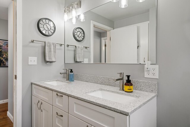 6727 Fisher Woods Rd, Indian River, MI 49749 - full bathroom with double vanity