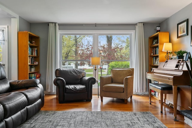 6727 Fisher Woods Rd, Indian River, MI 49749 - sitting room featuring plenty of natural light and wood finished floors