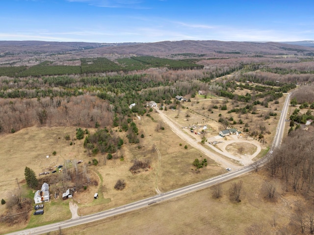 2286 Maxwell Rd, Petoskey, MI 49770 - aerial view of property and surrounding area with mountains