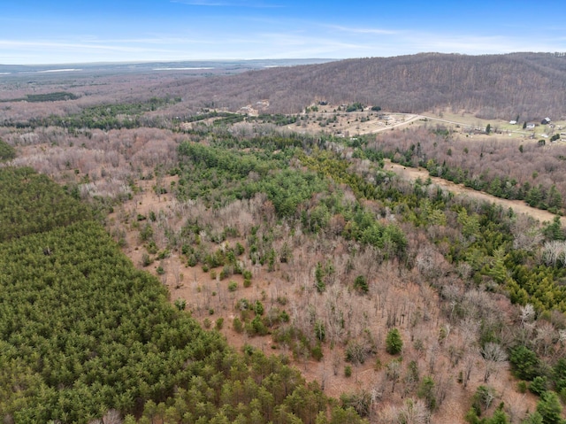 2286 Maxwell Rd, Petoskey, MI 49770 - aerial overview of property's location featuring a mountain backdrop and a forest