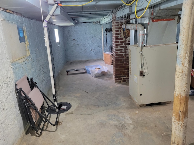 420 W Miller St, Alpena, MI 49707 - basement with heating unit