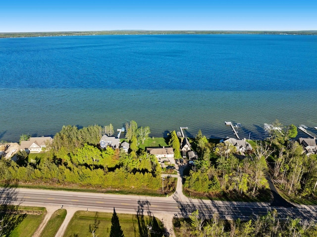6620 N Straits Hwy, Cheboygan, MI 49721 - bird's eye view of a large body of water
