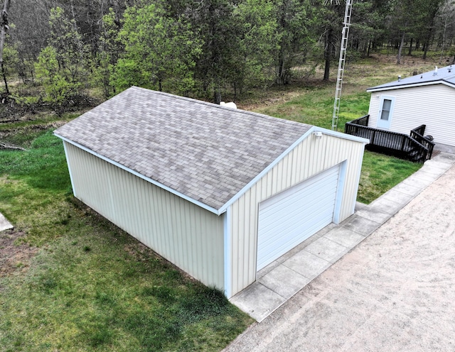 5844 Keipinger Trl, Grayling, MI 49738 - view of garage