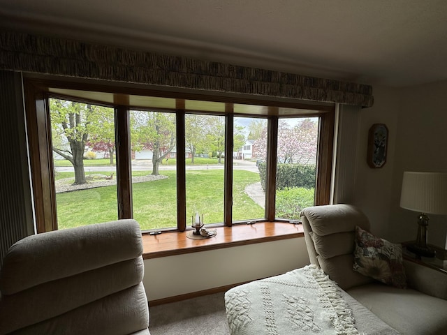 173 N Addison St, Alpena, MI 49707 - bedroom featuring carpet floors and multiple windows