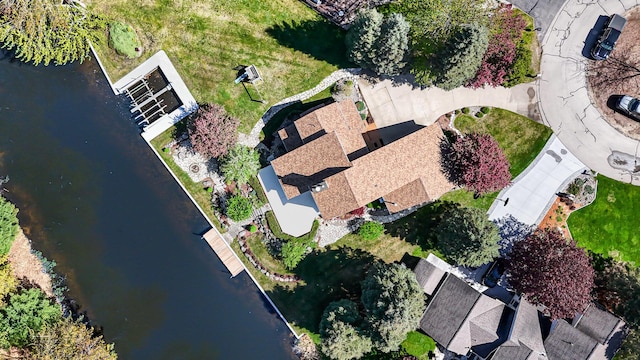 118 Harbor Ct, Houghton Lake, MI 48629 - aerial overview of property's location featuring a nearby body of water
