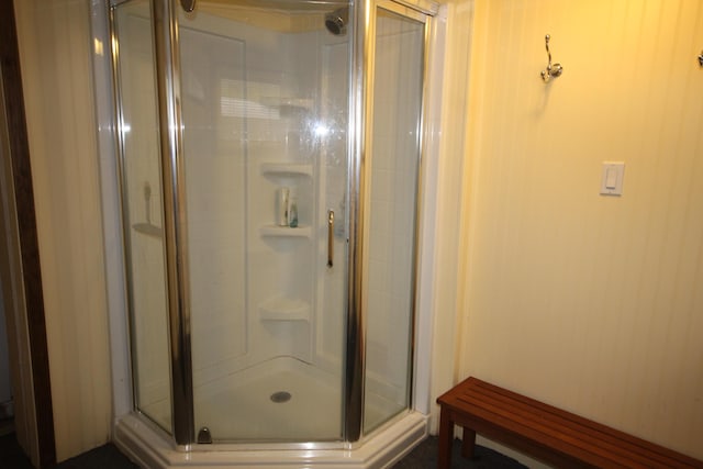 110 Mulberry Ln, Roscommon, MI 48653 - full bath with a shower stall