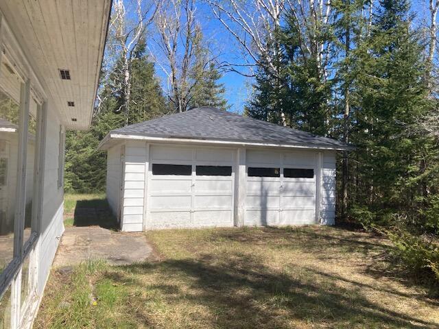 19204 Marlin Ln, Ocqueoc, MI 49759 - view of detached garage