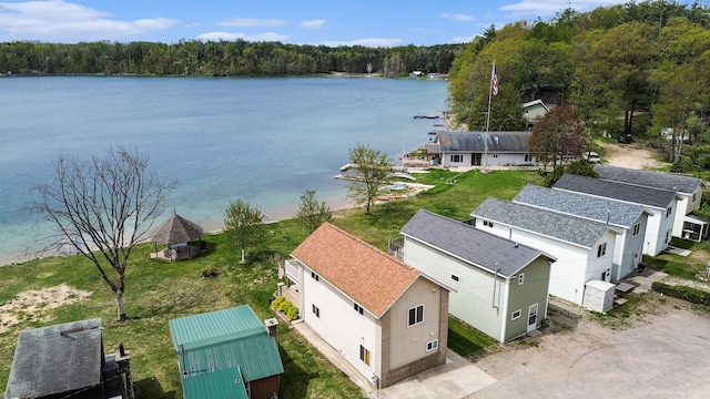 13042 Silver Lake Resort Rd, Wolverine, MI 49799 - drone / aerial view of a large body of water and a forest