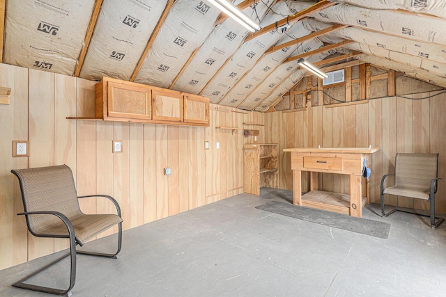 13042 Silver Lake Resort Rd, Wolverine, MI 49799 - view of unfinished attic