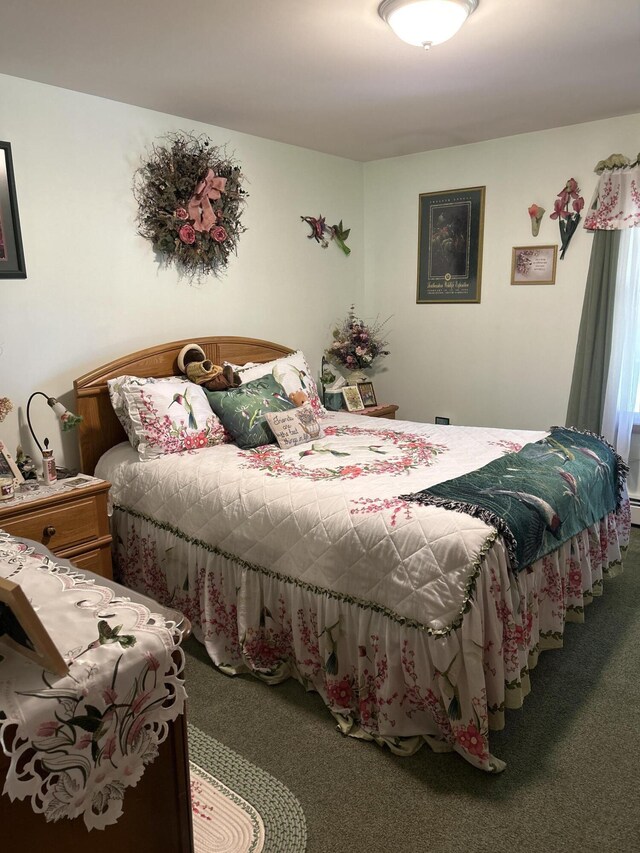 676 N Poor Farm Rd, Harrisville, MI 48740 - bedroom with carpet flooring