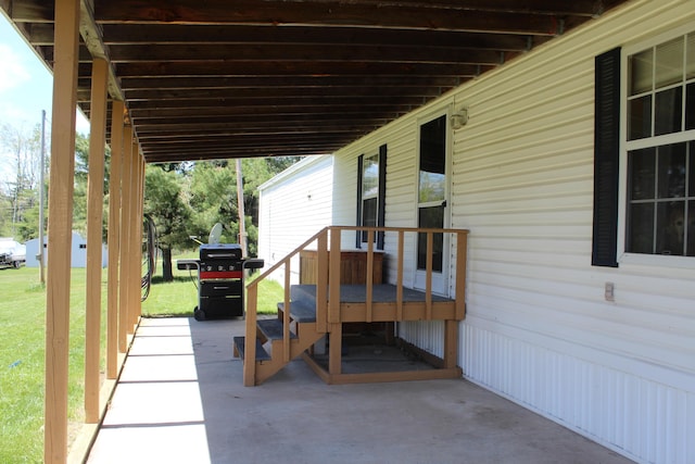 3071 Garling Rd, Fairview, MI 48621 - view of patio featuring area for grilling