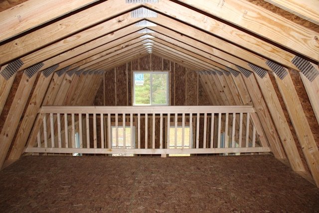 186 S Gerber Rd, Mio, MI 48647 - view of unfinished attic