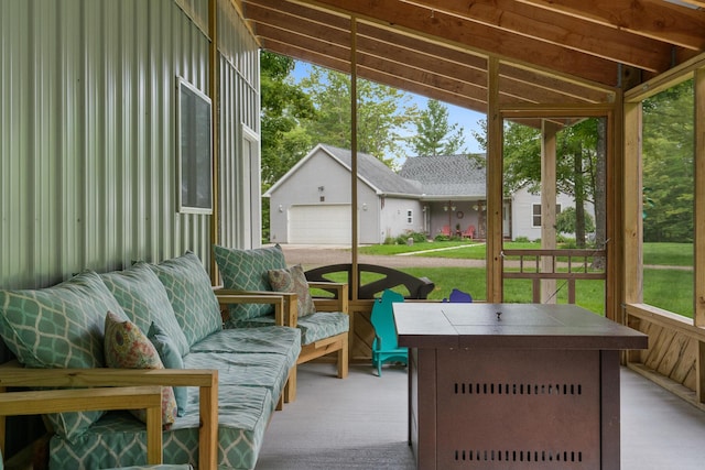 11882 Davis Creek Dr, Wolverine, MI 49799 - view of sunroom