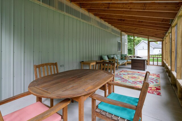 11882 Davis Creek Dr, Wolverine, MI 49799 - view of sunroom / solarium