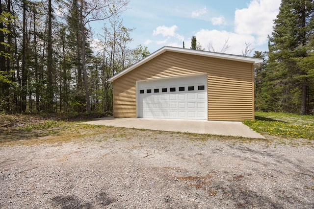 14250 Chippewa Trl, Johannesburg, MI 49751 - view of detached garage