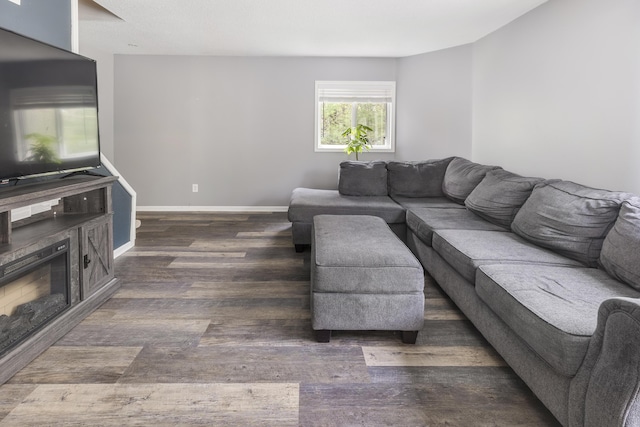 120 Seminole Trl, Roscommon, MI 48653 - living area featuring wood finished floors and baseboards