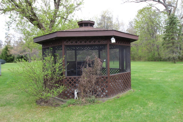 5432 E Michigan Hwy, Roscommon, MI 48653 - view of outbuilding featuring a gazebo