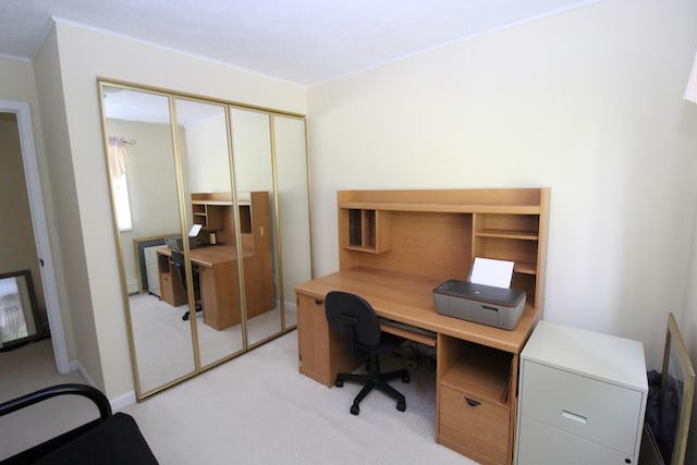5432 E Michigan Hwy, Roscommon, MI 48653 - home office with light colored carpet