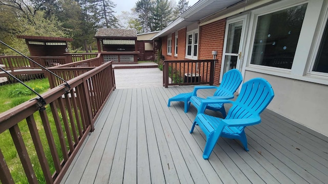 8619A Iowa St, Oscoda, MI 48750 - view of deck