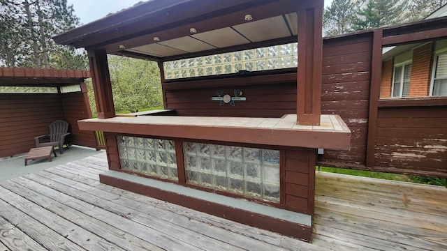 8619A Iowa St, Oscoda, MI 48750 - view of wooden terrace