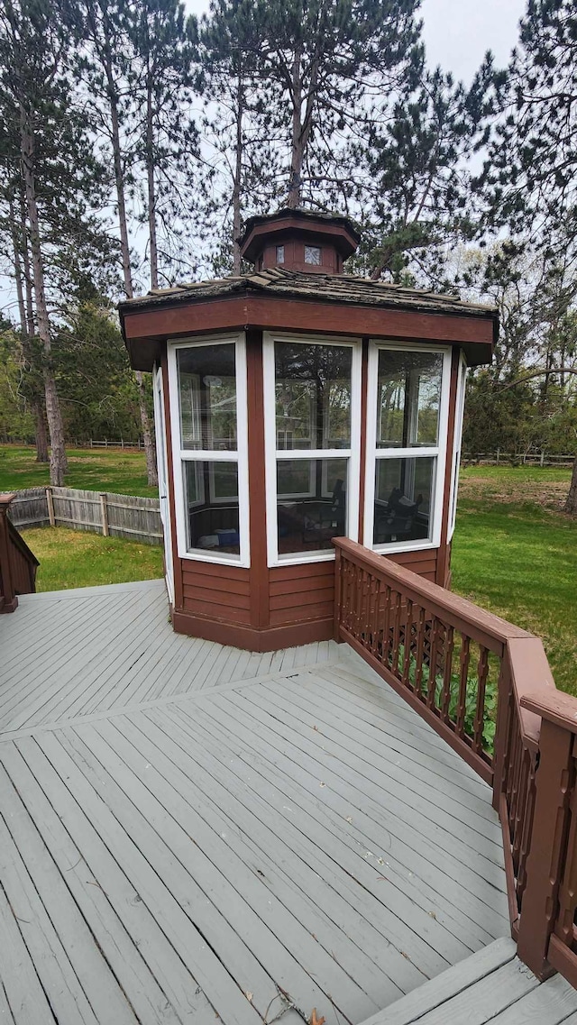 8619A Iowa St, Oscoda, MI 48750 - view of deck
