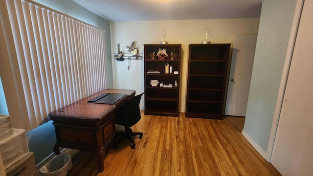 8619A Iowa St, Oscoda, MI 48750 - home office with wood finished floors