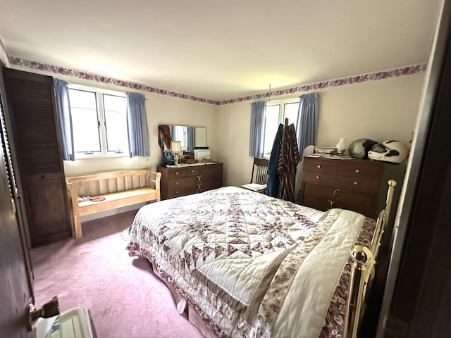 205 Beechwood Ave, Houghton Lake, MI 48629 - bedroom featuring multiple windows and carpet