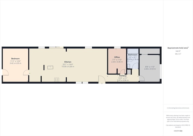 730 SE Cool Rd, Kalkaska, MI 49646 - property floor plan