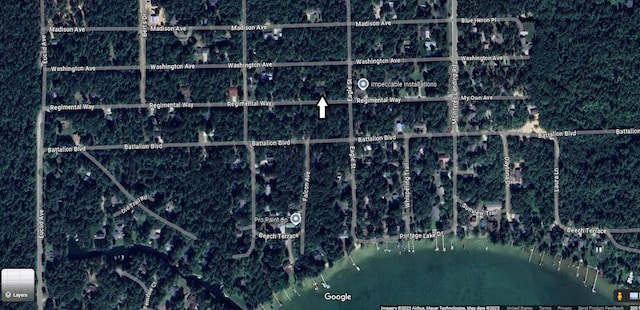 10162 Regimental Way, Grayling, MI 49738 - aerial view of property's location