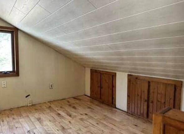 29098 W H 40, Moran, MI 49760 - bonus room featuring vaulted ceiling and light wood-type flooring