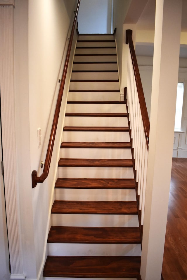 1131 Emmet St, Petoskey, MI 49770 - stairs with wood finished floors