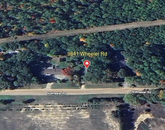 9841 Wheeler Rd, Roscommon, MI 48653 - aerial overview of property's location