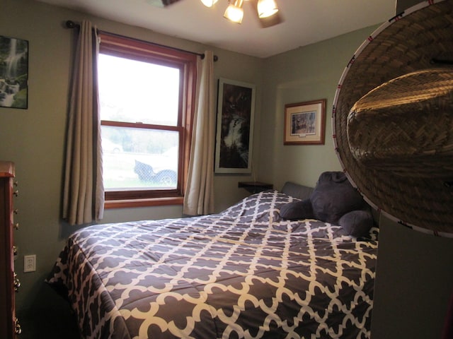 2020 Douglas Dr, Saint Helen, MI 48656 - bedroom featuring ceiling fan