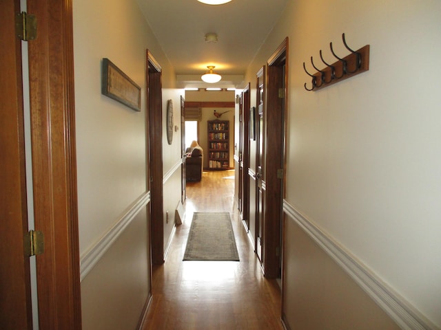 5622 Vacationland Dr, Lewiston, MI 49756 - corridor with wood finished floors