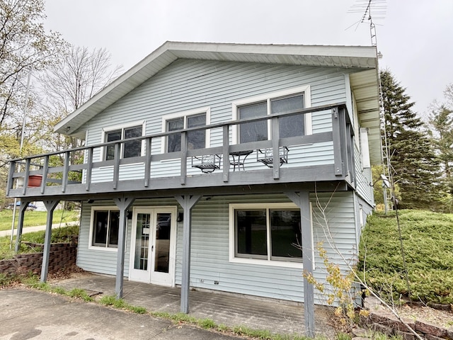 5356 Spruce Dr, Lewiston, MI 49756 - view of front of property featuring a wooden deck