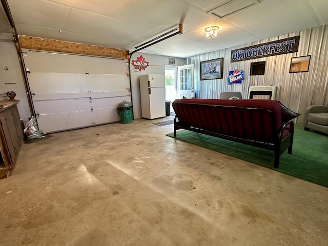 9452 M33, Cheboygan, MI 49721 - garage featuring freestanding refrigerator