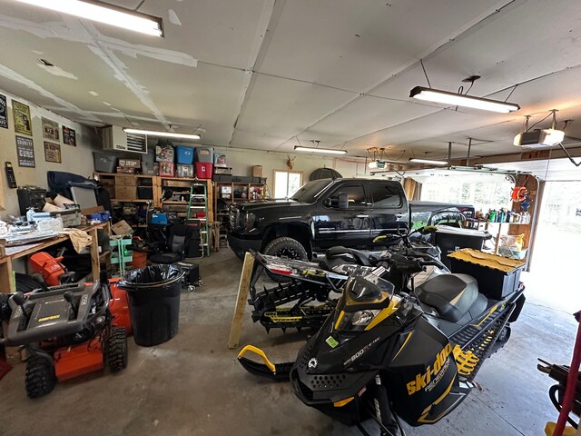 1085 Five Lakes Rd, Gaylord, MI 49735 - garage with a garage door opener