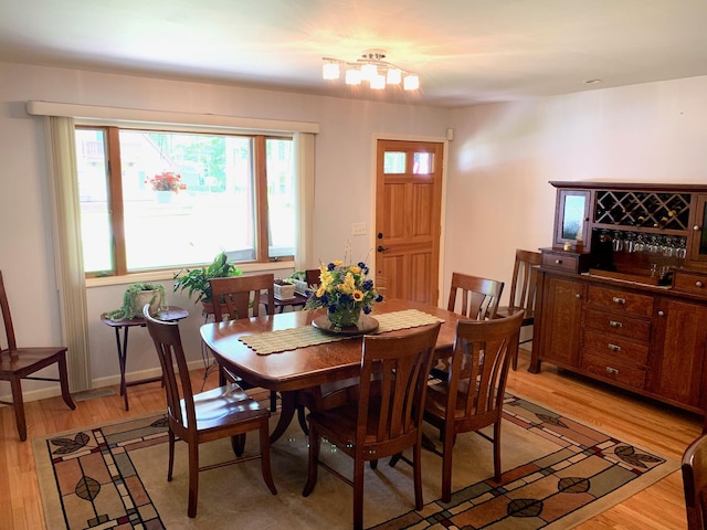 132 16th St, Prudenville, MI 48651 - dining area with light wood-style floors