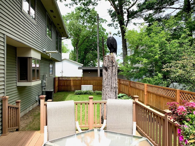 132 16th St, Prudenville, MI 48651 - view of deck