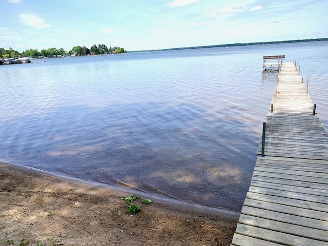 132 16th St, Prudenville, MI 48651 - dock featuring a water view