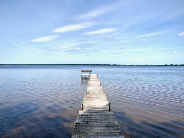 132 16th St, Prudenville, MI 48651 - dock featuring a water view