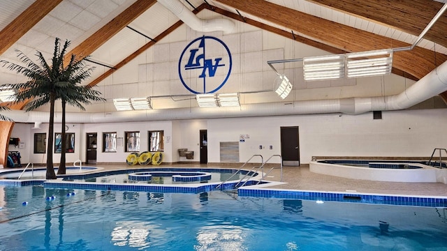 6192 Wilderness Dr, Mancelona, MI 49659 - view of indoor community pool
