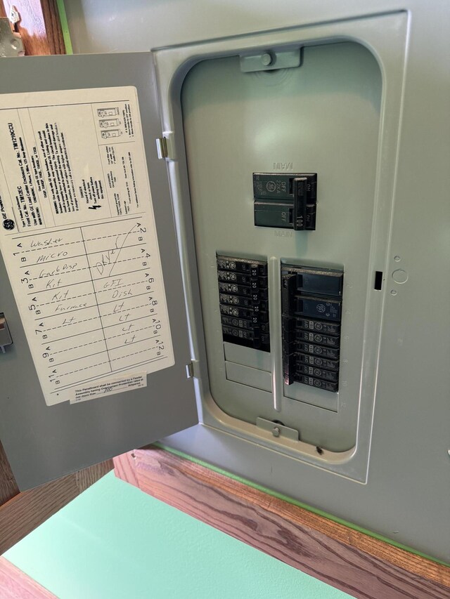 1154 M-72 W, Barton City, MI 48705 - utility room with electric panel