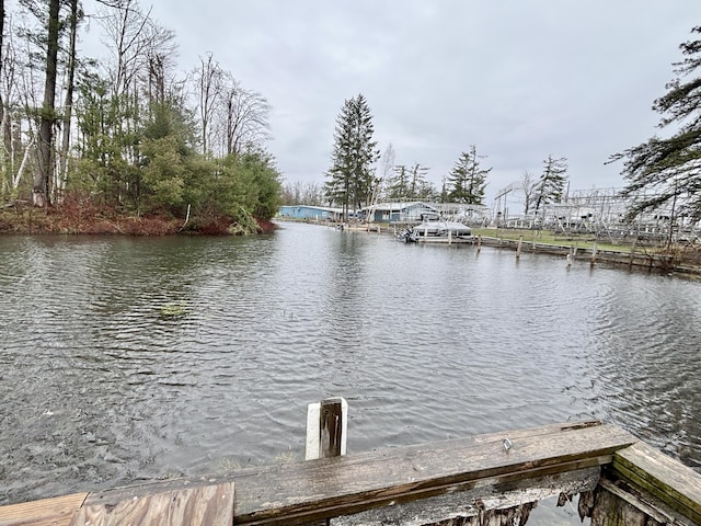 3334 Pleasant View Dr, Lewiston, MI 49756 - dock area featuring a water view