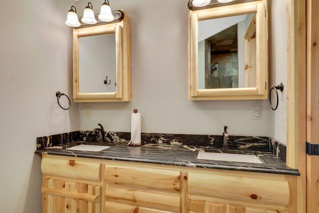 5997 Prospect St, Indian River, MI 49749 - full bathroom with double vanity