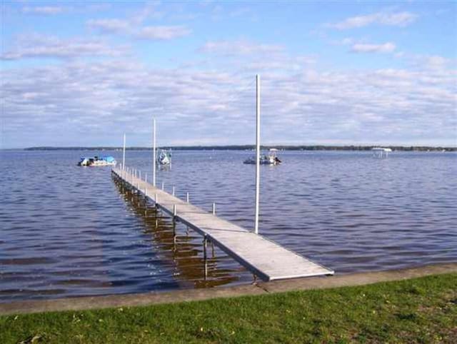 117 Swift Deer Trl, Prudenville, MI 48651 - dock area with a water view
