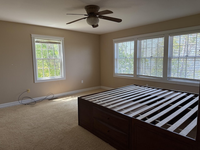 13551 US-23, Cheboygan, MI 49721 - unfurnished bedroom featuring carpet and ceiling fan