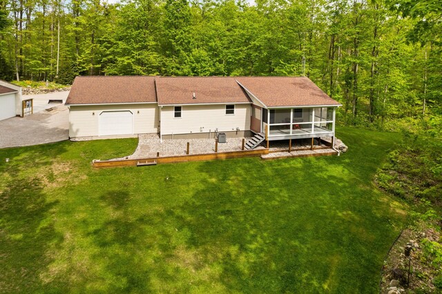 2510 Primrose Rd, Elmira, MI 49730 - view of subject property featuring a forest