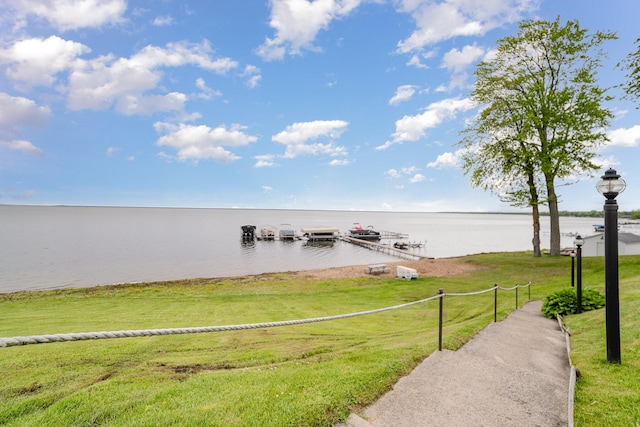 5616 W Houghton Lk, Houghton Lake, MI 48629 - water view featuring a dock