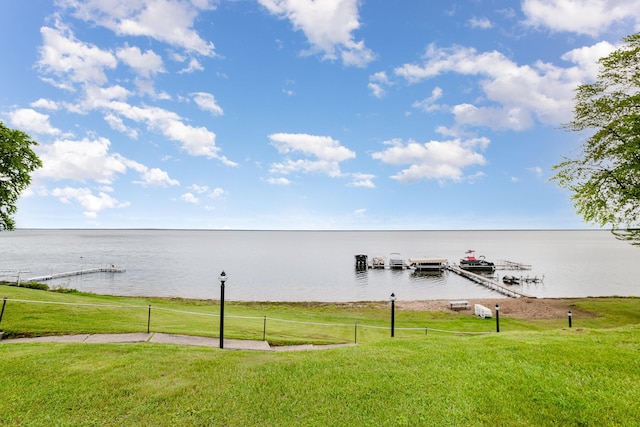 5616 W Houghton Lk, Houghton Lake, MI 48629 - water view with a boat dock